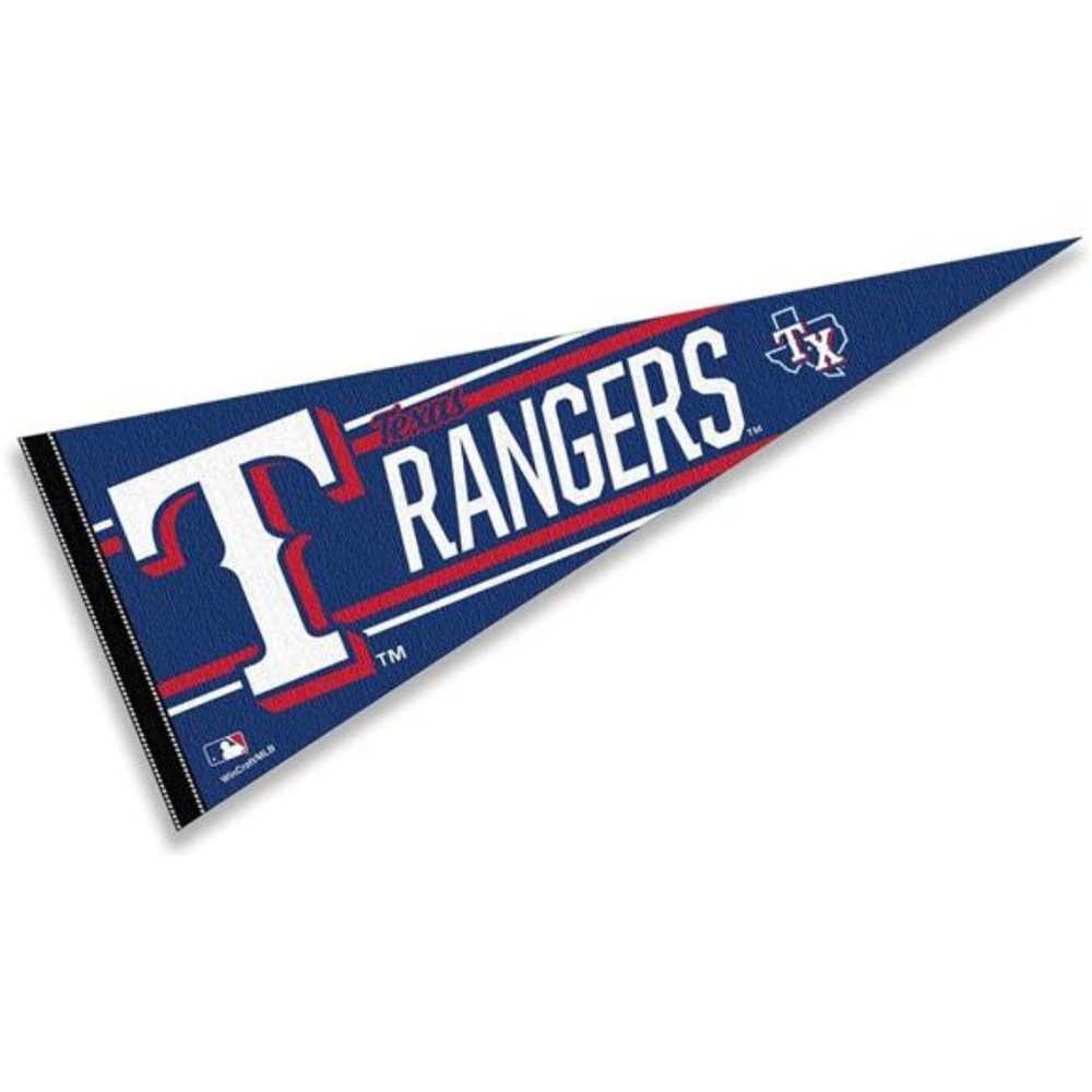 2023 Texas Rangers World Series MLB Baseball Large Pennant